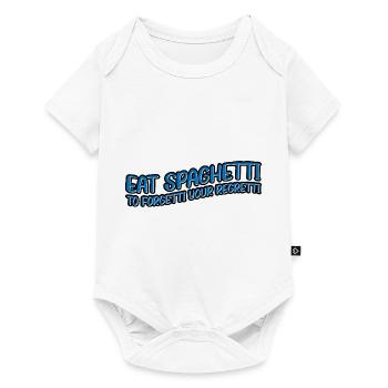 Eat Spaghetti To Forgetti Your Regretti 11 - Baby Premium Kurzarmbody - Weiß - Vorne