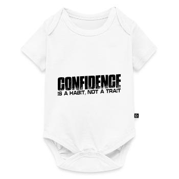 Confidence is a habit, not a trait 4 - Baby Premium short-sleeve bodysuit - white - Front