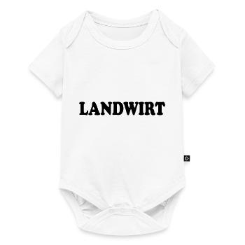 Landwirt - Baby Premium Kurzarmbody - Weiß - Vorne