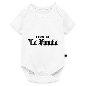 "Familia" the family, the only thing that counts - Baby Premium short-sleeve bodysuit - white - Front