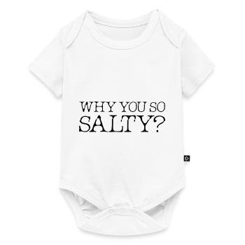 Why You So Salty 3 - Baby Premium short-sleeve bodysuit - white - Front