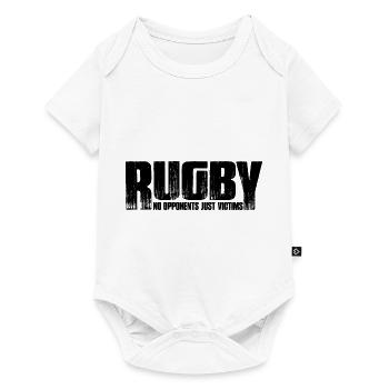 Rugby Pas d'adversaires, juste des victimes 7 - Body à manches courtes Premium Bébé - blanc - Devant