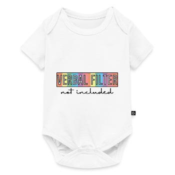 Verbal Filter Not Included 2 - Baby Premium short-sleeve bodysuit - white - Front