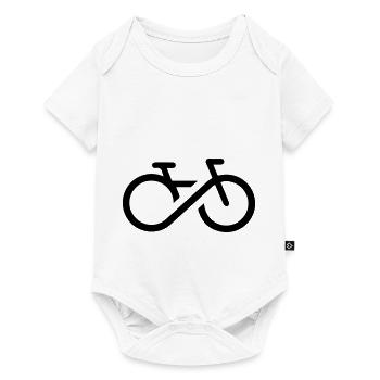 vélo pour toujours - Body à manches courtes Premium Bébé - blanc - Devant