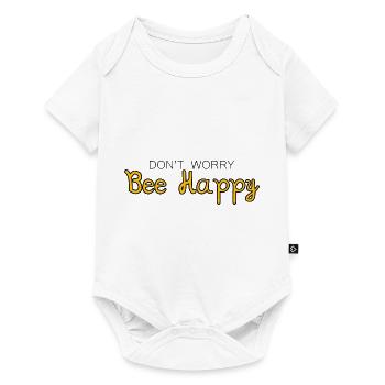 Don't Worry Bee Happy 27 - Baby Premium short-sleeve bodysuit - white - Front