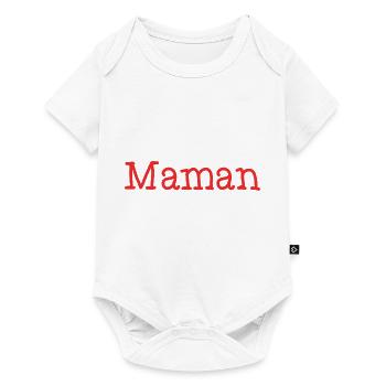 BONNE FÊTE MAMAN. MAMAN. FÊTE DES MÈRES - Body à manches courtes Premium Bébé - blanc - Devant