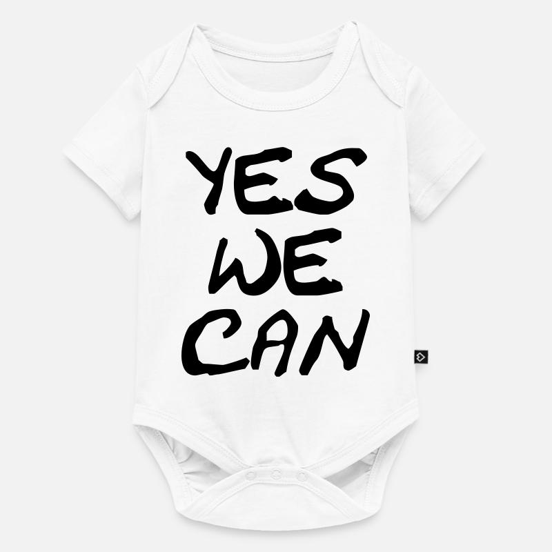 yes we can - Body à manches courtes Premium Bébé - blanc