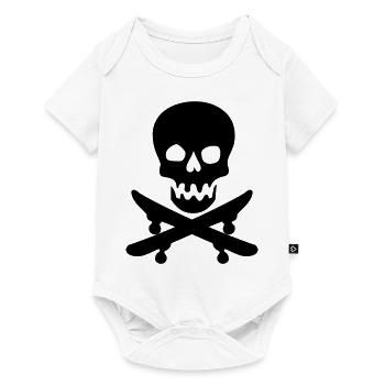 Skateboard - Baby Premium short-sleeve bodysuit - white - Front