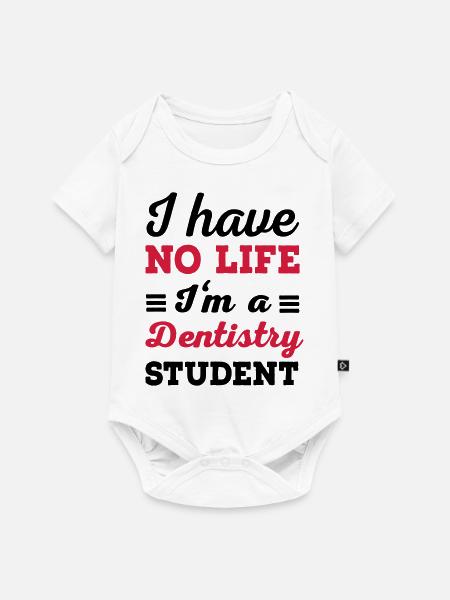Zahnarzt - Baby Premium Kurzarmbody - Weiß