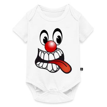smiley design 1 - Baby Premium short-sleeve bodysuit - white - Front
