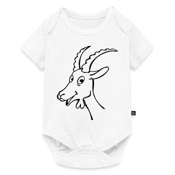 Chèvre - Body à manches courtes Premium Bébé - blanc - Devant