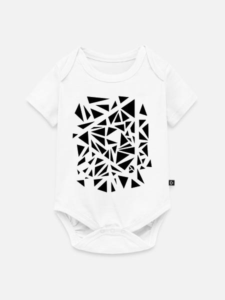 AD Triangle Explosion - Baby Premium Kurzarmbody - Weiß
