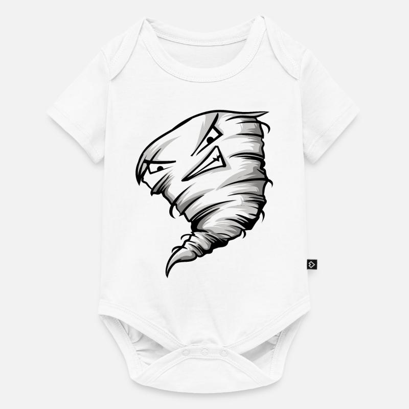 tornado - Baby Premium short-sleeve bodysuit - white