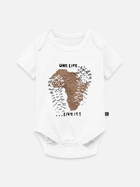 One life... ... live it! - Baby Premium Kurzarmbody - Weiß