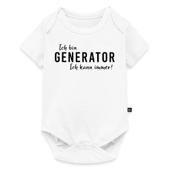 Human Design System Generator kann immer Sakral - Baby Premium Kurzarmbody - Weiß - Vorne