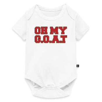 OH MY GOAT AMERICAN FOOTBALL TB FAN GIFT - Baby Premium short-sleeve bodysuit - white - Front