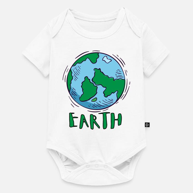 Terre (Earth) - Body à manches courtes Premium Bébé - blanc