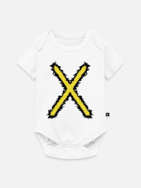 X - Baby Premium Kurzarmbody - Weiß