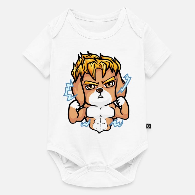 Superheld - Baby Premium Kurzarmbody - Weiß