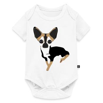 Missy la Chihuahua - Body à manches courtes Premium Bébé - blanc - Devant