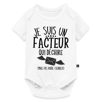 Facteur qui Déchire - - Body à manches courtes Premium Bébé - blanc - Devant