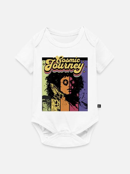 Cosmic Journey - Baby Premium Kurzarmbody - Weiß