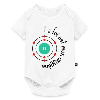 Foi oxygène - Body à manches courtes Premium Bébé - blanc - Devant