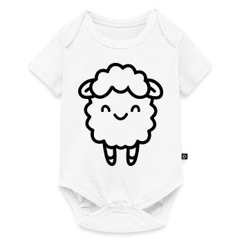 sheep - Baby Premium short-sleeve bodysuit - white - Front