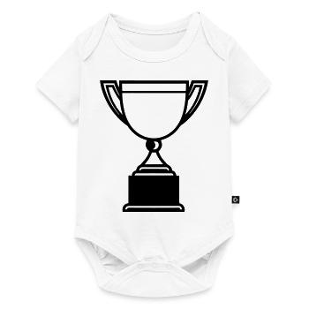 trophy - Baby Premium short-sleeve bodysuit - white - Front