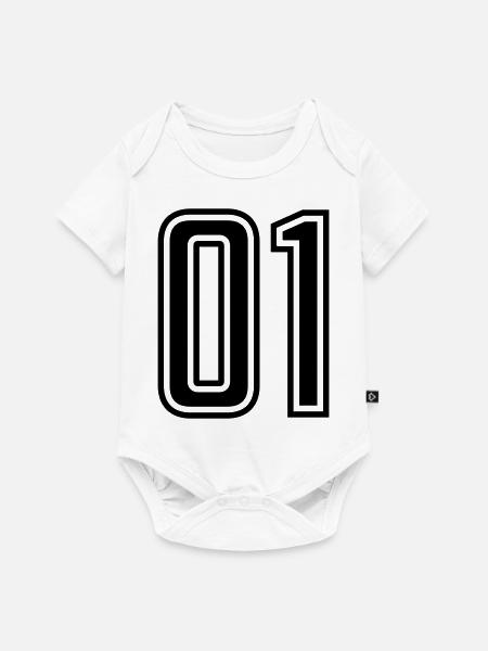 01 - Baby Premium Kurzarmbody - Weiß