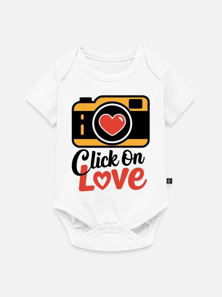 Klicken Sie auf Liebe - Baby Premium Kurzarmbody - Weiß