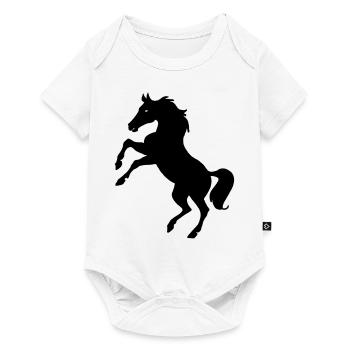 Ross - Baby Premium Kurzarmbody - Weiß - Vorne