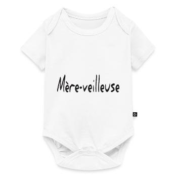mere veilleuse - Mère-veilleuse mère merveilleuse - Body à manches courtes Premium Bébé - blanc - Devant