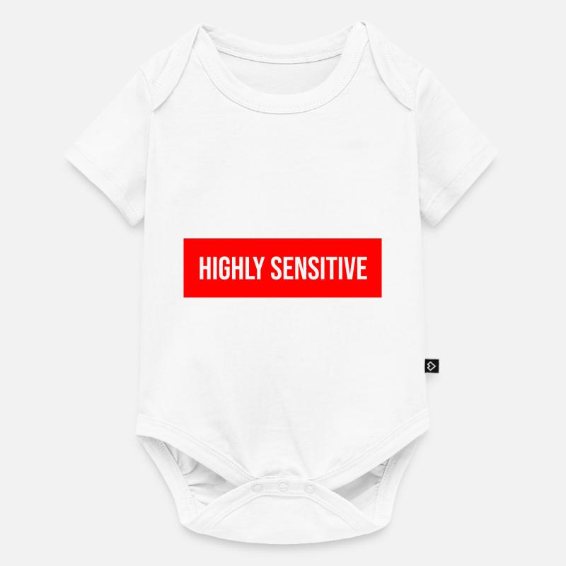 Highly Sensitive - Baby Premium Kurzarmbody - Weiß