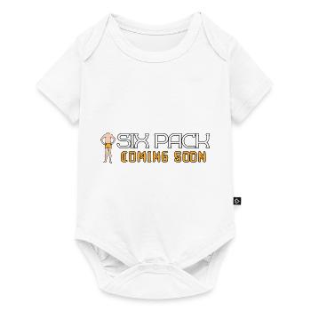Six Pack Coming Soon 19 - Baby Premium Kurzarmbody - Weiß - Vorne