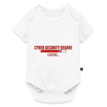 Cyber Security Degree Loading 3 - Baby Premium Kurzarmbody - Weiß - Vorne