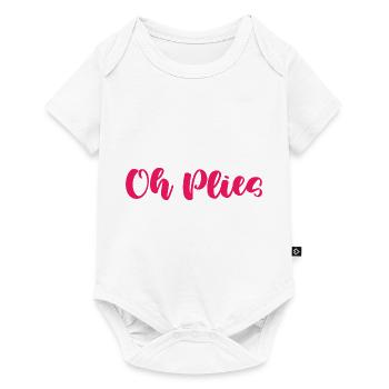 Oh Plies - Body à manches courtes Premium Bébé - blanc - Devant