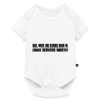 What Are Clouds Made Of, Linux Servers Mostly 10 - Baby Premium short-sleeve bodysuit - white - Front