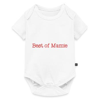 MAMIE. FÊTE DES MÈRES. BONNE FÊTE MAMIE. JE T'AIME - Body à manches courtes Premium Bébé - blanc - Devant