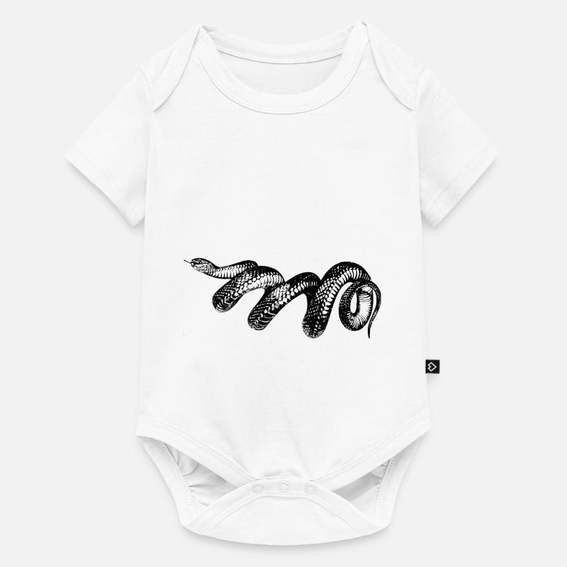 serpent - Body à manches courtes Premium Bébé - blanc