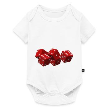 cube - Baby Premium short-sleeve bodysuit - white - Front