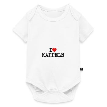 I love Kappeln - Baby Premium Kurzarmbody - Weiß - Vorne