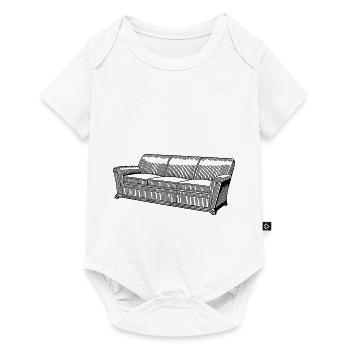 sofa couch chair table chair table lamp lamp lamp benc - Baby Premium short-sleeve bodysuit - white - Front