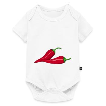 pepperoni - Body à manches courtes Premium Bébé - blanc - Devant