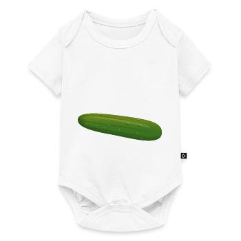 Gurke Zuccini Zucchini Zuchini Spreewald Geschenk - Baby Premium Kurzarmbody - Weiß - Vorne