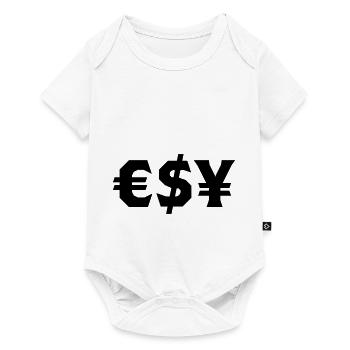 Euro Dollar Yen - Baby Premium short-sleeve bodysuit - white - Front