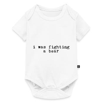 I was fighting a bear 12 - Baby Premium short-sleeve bodysuit - white - Front