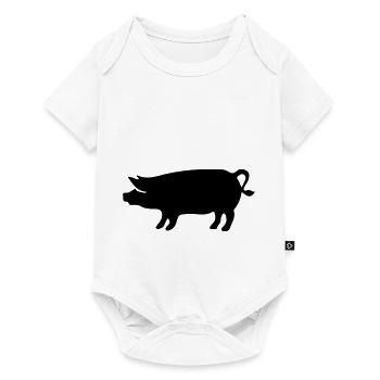 porc - Body à manches courtes Premium Bébé - blanc - Devant