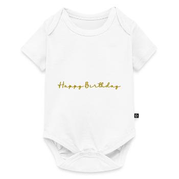 JAHRESTAG. ALLES GUTE ZUM GEBURTSTAG!. ALLES GUTE ZUM GEBURTSTAG!. - Baby Premium Kurzarmbody - Weiß - Vorne