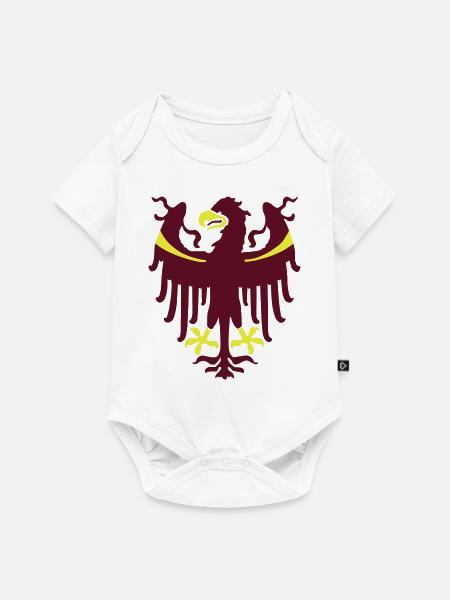Wappen des Landes Südtirol - Baby Premium Kurzarmbody - Weiß